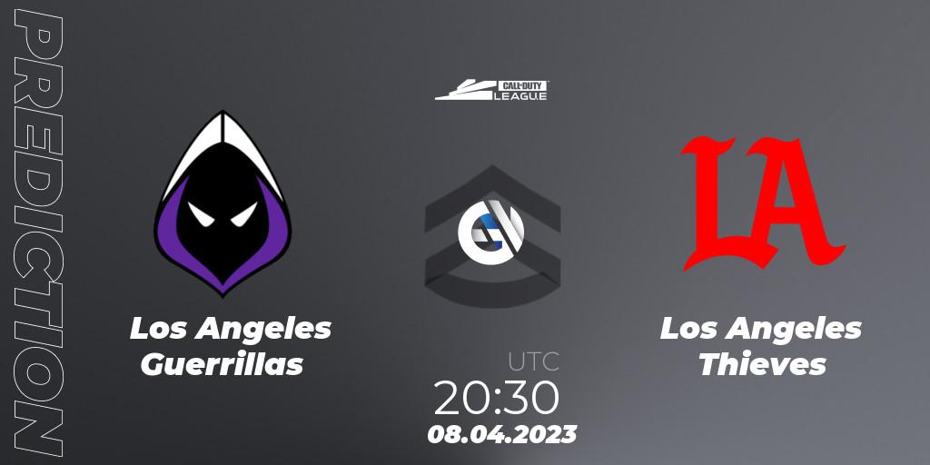 Los Angeles Guerrillas contre Los Angeles Thieves : prédiction de match. 08.04.2023 at 20:30. Call of Duty, Call of Duty League 2023: Stage 4 Major Qualifiers
