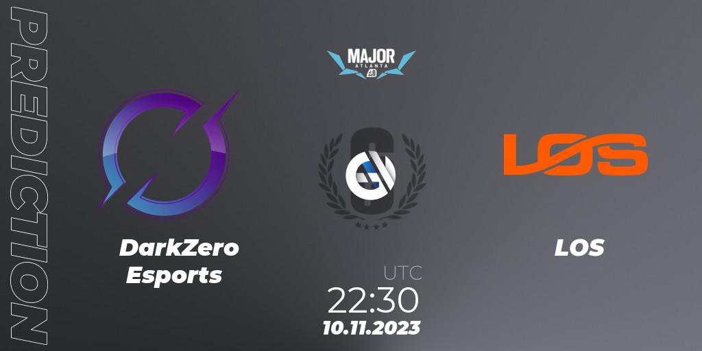 DarkZero Esports contre LOS : prédiction de match. 10.11.2023 at 22:30. Rainbow Six, BLAST Major USA 2023