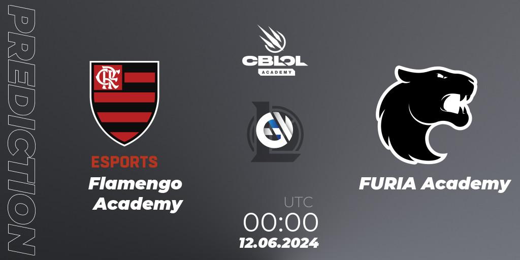 Flamengo Academy contre FURIA Academy : prédiction de match. 12.06.2024 at 00:00. LoL, CBLOL Academy 2024