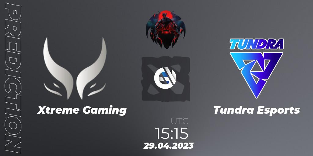 Xtreme Gaming contre Tundra Esports : prédiction de match. 29.04.2023 at 15:39. Dota 2, The Berlin Major 2023 ESL - Group Stage
