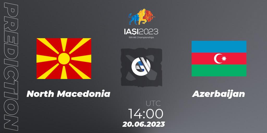 North Macedonia contre Azerbaijan : prédiction de match. 20.06.23. Dota 2, IESF Europe B Qualifier 2023