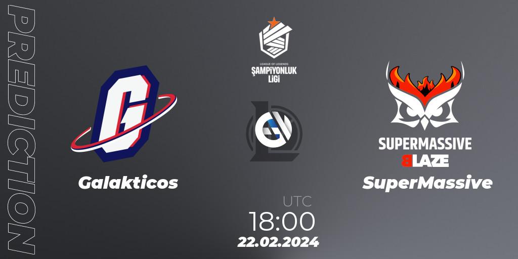 Galakticos contre SuperMassive : prédiction de match. 22.02.2024 at 18:00. LoL, TCL Winter 2024