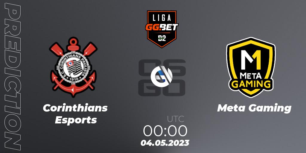 Corinthians Esports contre Meta Gaming Brasil : prédiction de match. 04.05.23. CS2 (CS:GO), Dust2 Brasil Liga Season 1