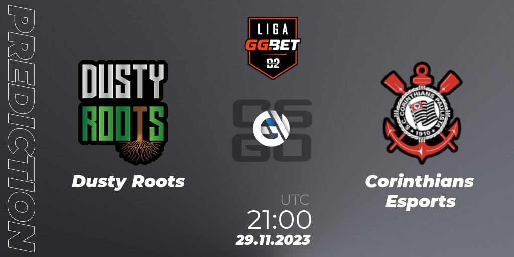 Dusty Roots contre Corinthians Esports : prédiction de match. 06.12.2023 at 20:00. Counter-Strike (CS2), Dust2 Brasil Liga Season 2