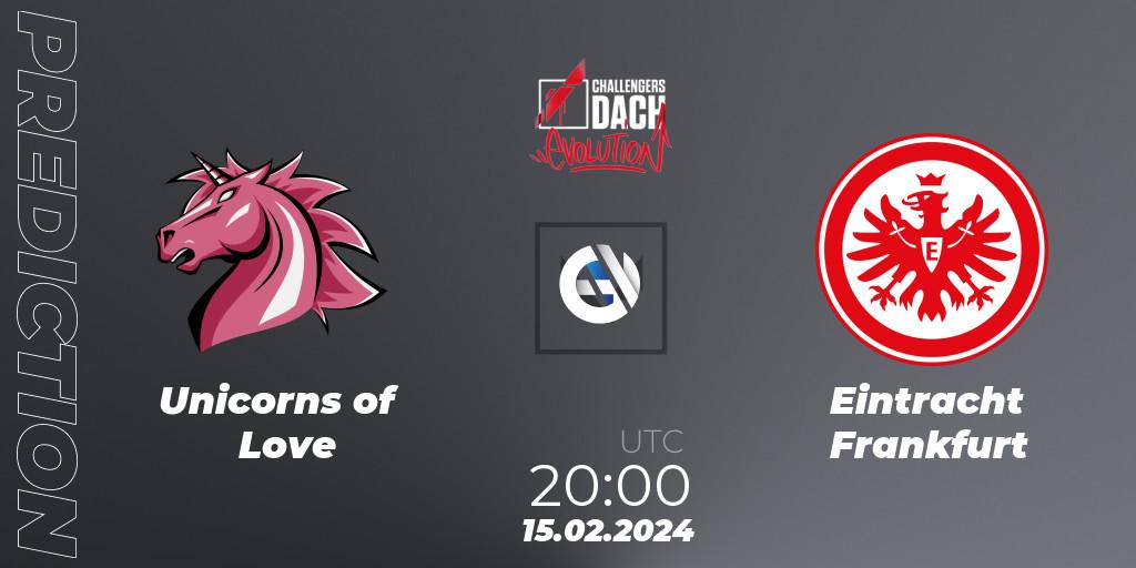 Unicorns of Love contre Eintracht Frankfurt : prédiction de match. 15.02.24. VALORANT, VALORANT Challengers 2024 DACH: Evolution Split 1