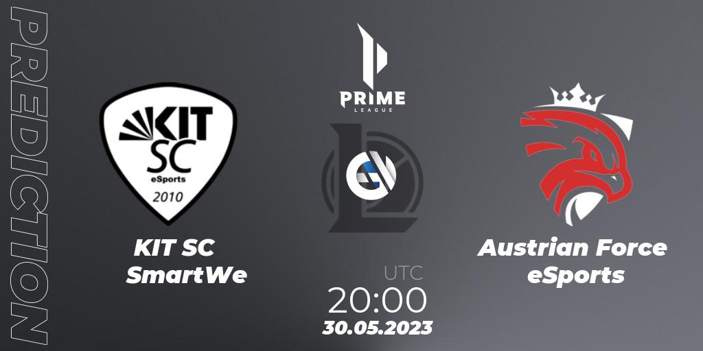 KIT SC SmartWe contre Austrian Force eSports : prédiction de match. 30.05.2023 at 20:00. LoL, Prime League 2nd Division Summer 2023