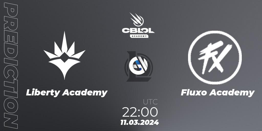 Liberty Academy contre Fluxo Academy : prédiction de match. 11.03.24. LoL, CBLOL Academy Split 1 2024
