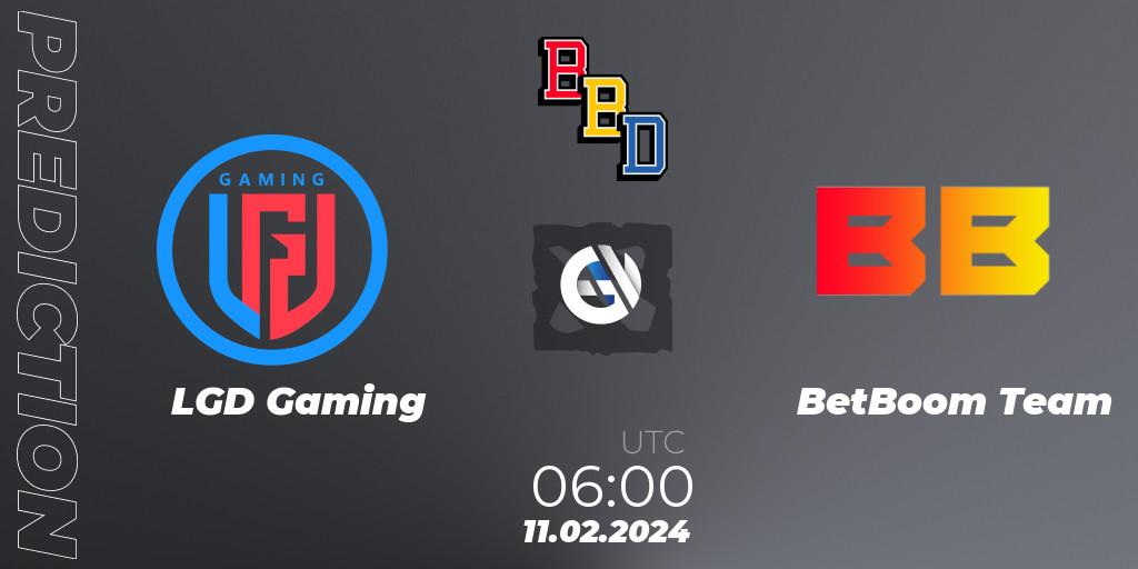 LGD Gaming contre BetBoom Team : prédiction de match. 11.02.24. Dota 2, BetBoom Dacha Dubai 2024