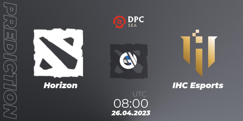 Horizon contre IHC Esports : prédiction de match. 26.04.2023 at 08:00. Dota 2, DPC 2023 Tour 2: SEA Division II (Lower)
