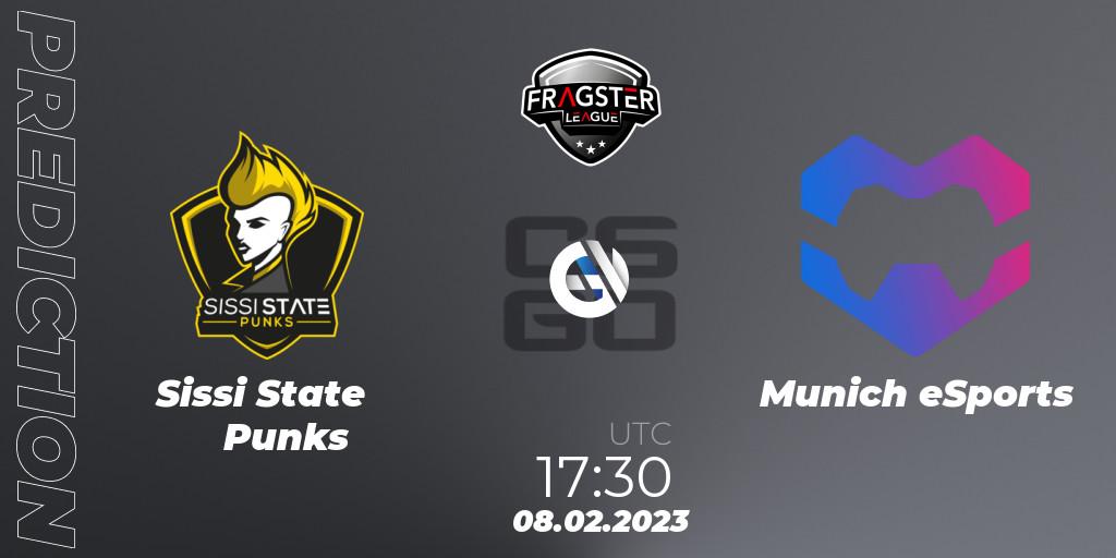 Sissi State Punks contre Munich eSports : prédiction de match. 08.02.23. CS2 (CS:GO), Fragster League Season 4