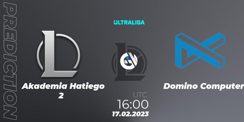 Akademia Hatiego 2 contre Domino Computer : prédiction de match. 17.02.23. LoL, Ultraliga 2nd Division Season 6