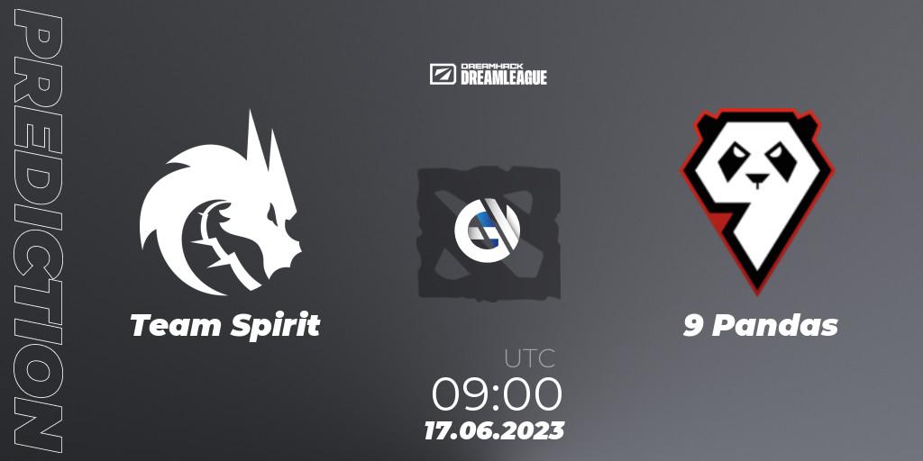 Team Spirit contre 9 Pandas : prédiction de match. 17.06.23. Dota 2, DreamLeague Season 20 - Group Stage 2