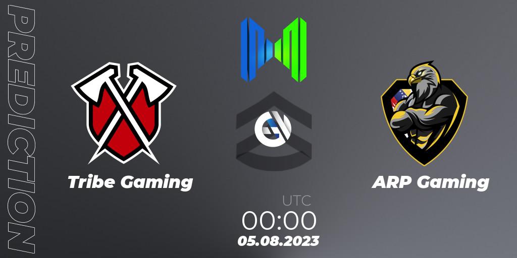 Tribe Gaming contre ARP Gaming : prédiction de match. 12.09.2023 at 03:00. Call of Duty, Mobile Mayhem 2023 Summer: North America