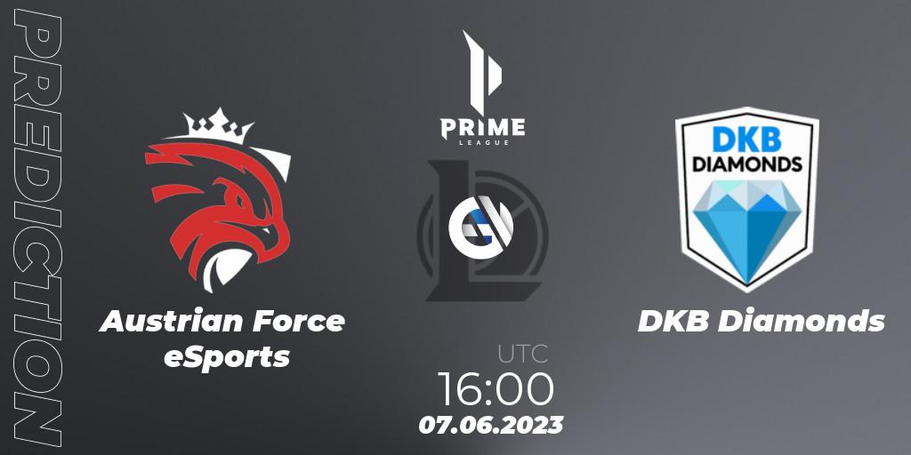 Austrian Force eSports contre DKB Diamonds : prédiction de match. 07.06.23. LoL, Prime League 2nd Division Summer 2023