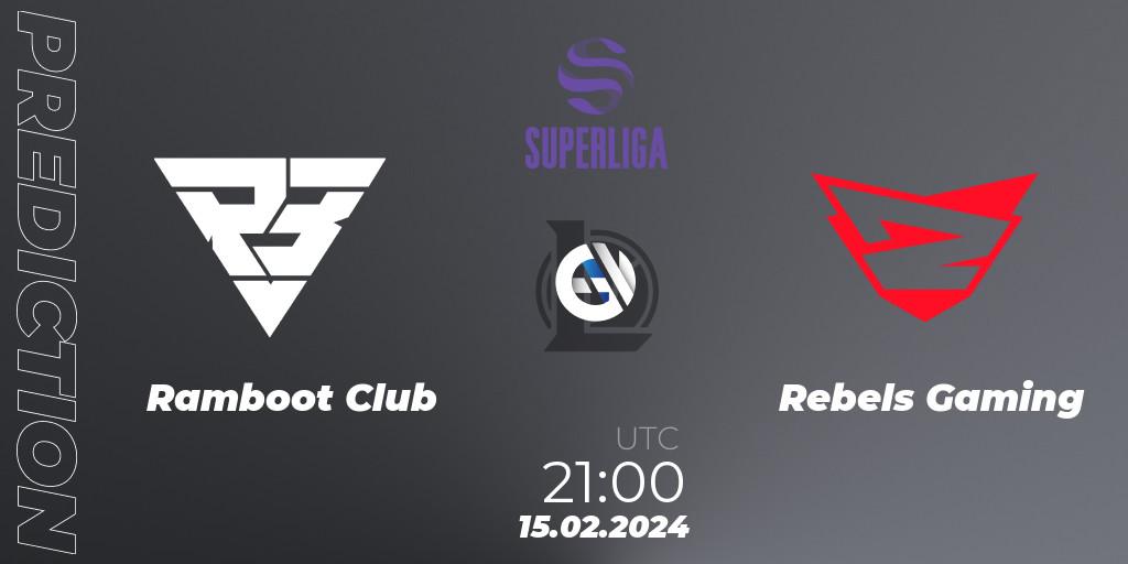Ramboot Club contre Rebels Gaming : prédiction de match. 15.02.24. LoL, Superliga Spring 2024 - Group Stage