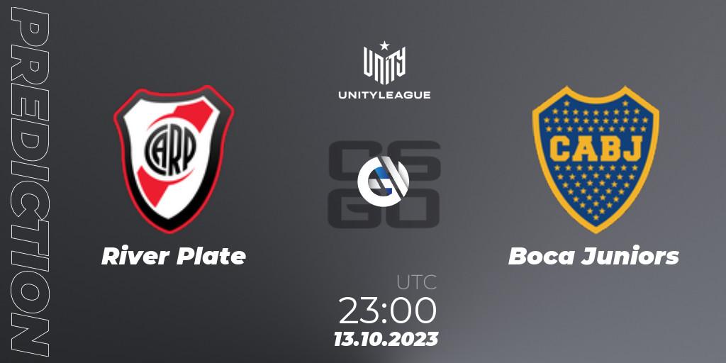 River Plate contre Boca Juniors : prédiction de match. 14.10.2023 at 00:00. Counter-Strike (CS2), LVP Unity League Argentina 2023