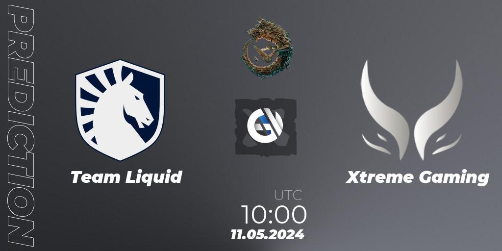 Team Liquid contre Xtreme Gaming : prédiction de match. 11.05.24. Dota 2, PGL Wallachia Season 1 - Group Stage