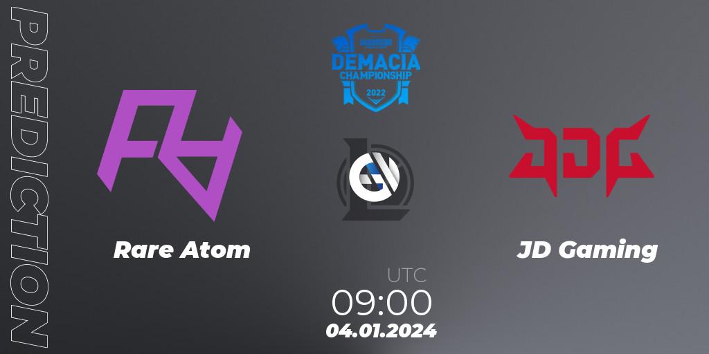 Rare Atom contre JD Gaming : prédiction de match. 04.01.24. LoL, Demacia Cup 2023 Playoffs
