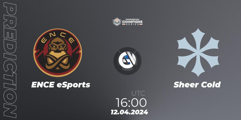 ENCE eSports contre Sheer Cold : prédiction de match. 12.04.2024 at 16:00. Overwatch, Overwatch Champions Series 2024 - EMEA Stage 2 Group Stage