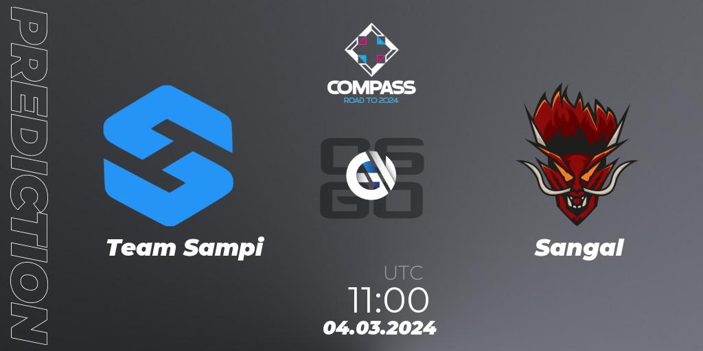 Team Sampi contre Sangal : prédiction de match. 04.03.24. CS2 (CS:GO), YaLLa Compass Spring 2024 Contenders
