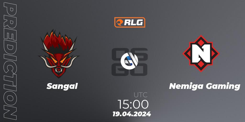 Sangal contre Nemiga Gaming : prédiction de match. 19.04.24. CS2 (CS:GO), RES European Series #2