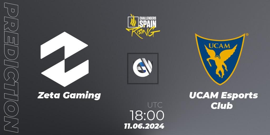 Zeta Gaming contre UCAM Esports Club : prédiction de match. 11.06.2024 at 16:00. VALORANT, VALORANT Challengers 2024 Spain: Rising Split 2