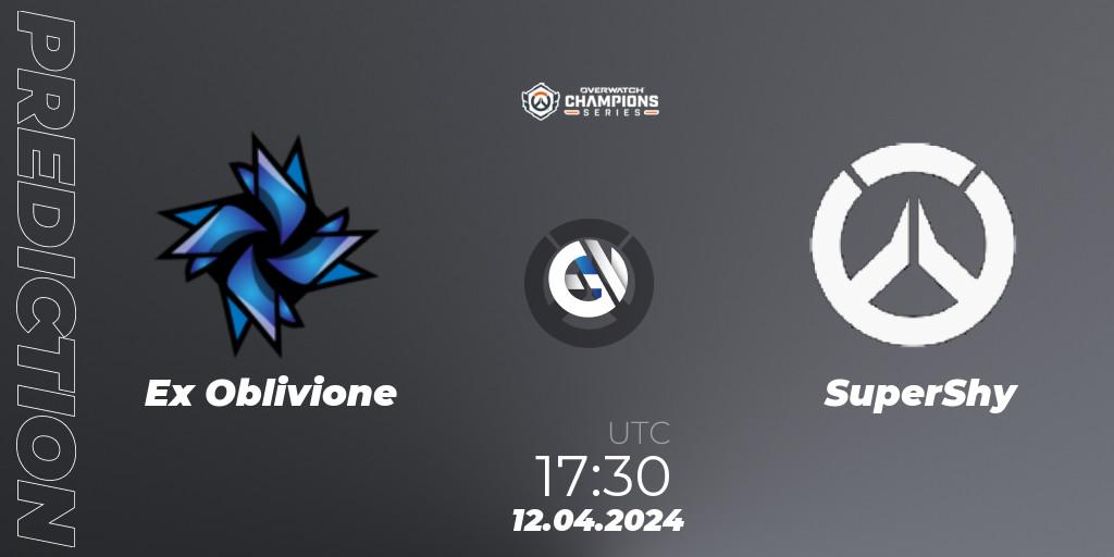 Ex Oblivione contre SuperShy : prédiction de match. 12.04.2024 at 17:30. Overwatch, Overwatch Champions Series 2024 - EMEA Stage 2 Group Stage