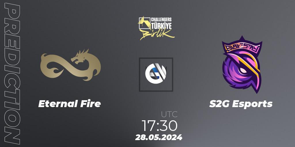Eternal Fire contre S2G Esports : prédiction de match. 28.05.2024 at 17:30. VALORANT, VALORANT Challengers 2024 Turkey: Birlik Split 2