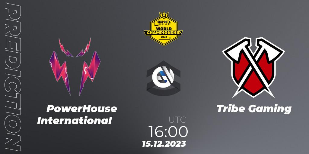 PowerHouse International contre Tribe Gaming : prédiction de match. 15.12.2023 at 15:15. Call of Duty, CODM World Championship 2023