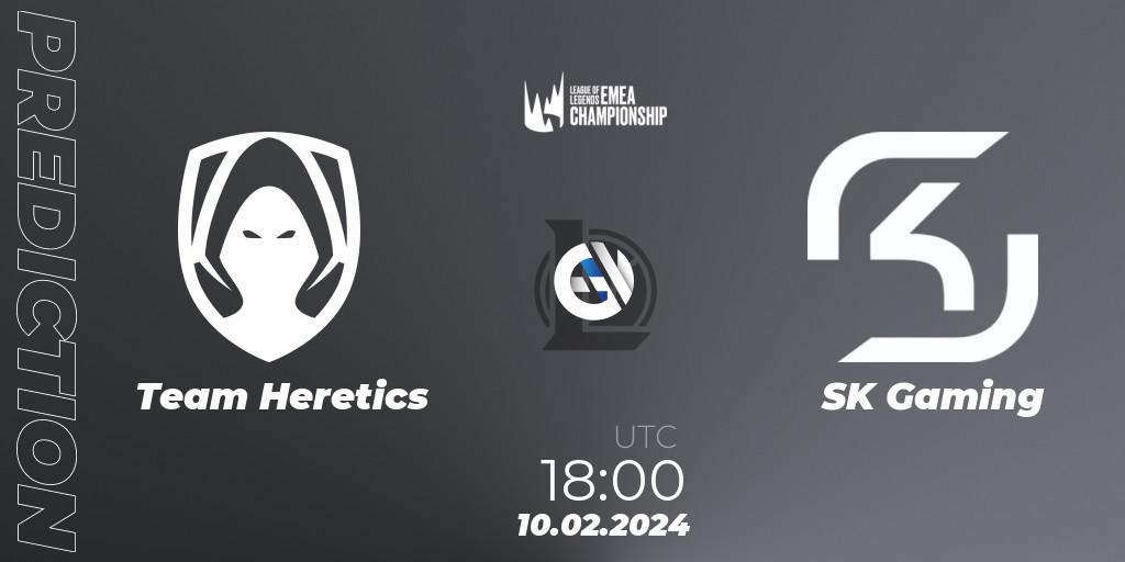 Team Heretics contre SK Gaming : prédiction de match. 10.02.24. LoL, LEC Winter 2024 - Playoffs