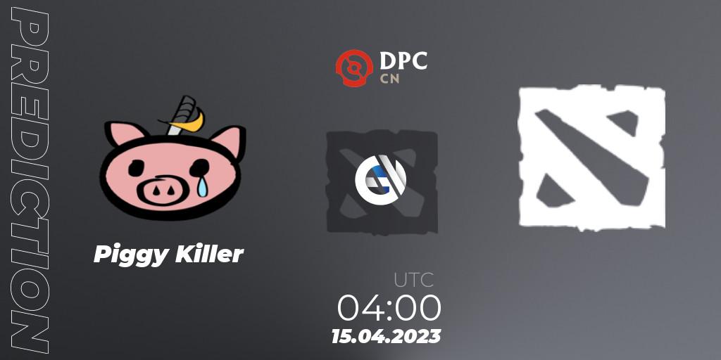 Piggy Killer contre 孤独摇滚 : prédiction de match. 15.04.2023 at 04:03. Dota 2, DPC 2023 Tour 2: CN Division II (Lower)