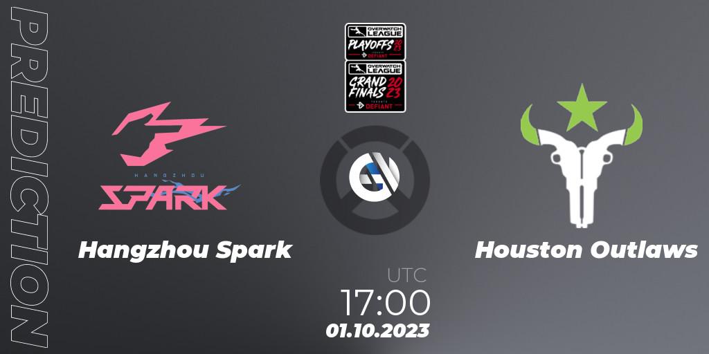Hangzhou Spark contre Houston Outlaws : prédiction de match. 01.10.23. Overwatch, Overwatch League 2023 - Playoffs