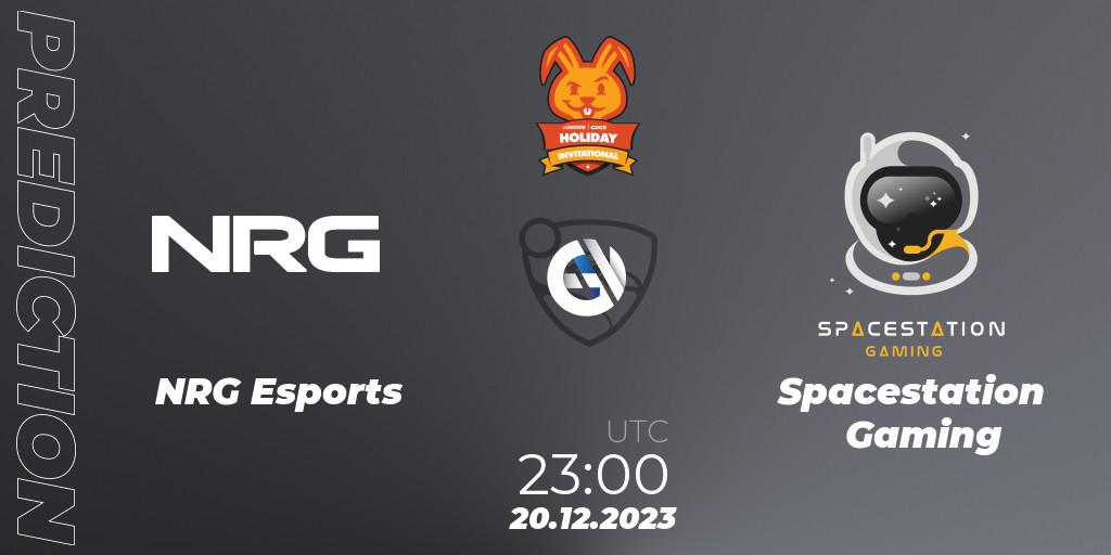 NRG Esports contre Spacestation Gaming : prédiction de match. 20.12.2023 at 23:00. Rocket League, OXG Holiday Invitational