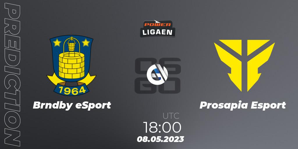 Brøndby eSport contre Prosapia Esport : prédiction de match. 08.05.23. CS2 (CS:GO), Dust2.dk Ligaen Season 23