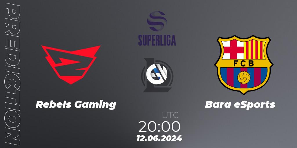 Rebels Gaming contre Barça eSports : prédiction de match. 12.06.2024 at 20:00. LoL, LVP Superliga Summer 2024
