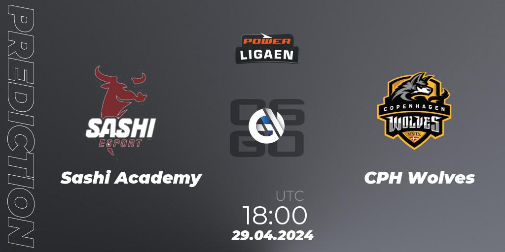 Sashi Academy contre CPH Wolves : prédiction de match. 29.04.2024 at 18:00. Counter-Strike (CS2), Dust2.dk Ligaen Season 26