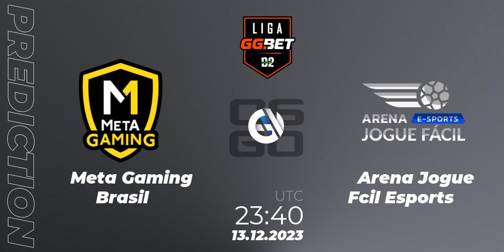 Meta Gaming Brasil contre Arena Jogue Fácil Esports : prédiction de match. 13.12.23. CS2 (CS:GO), Dust2 Brasil Liga Season 2