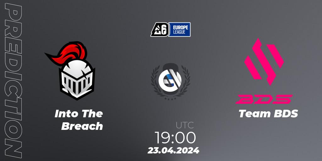Into The Breach contre Team BDS : prédiction de match. 23.04.2024 at 19:00. Rainbow Six, Europe League 2024 - Stage 1