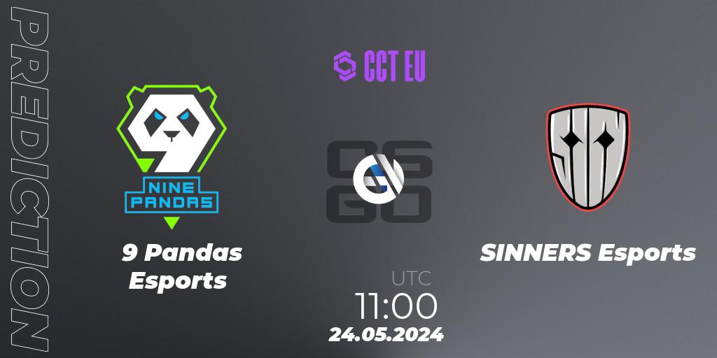 9 Pandas Esports contre SINNERS Esports : prédiction de match. 24.05.2024 at 11:00. Counter-Strike (CS2), CCT Season 2 European Series #3