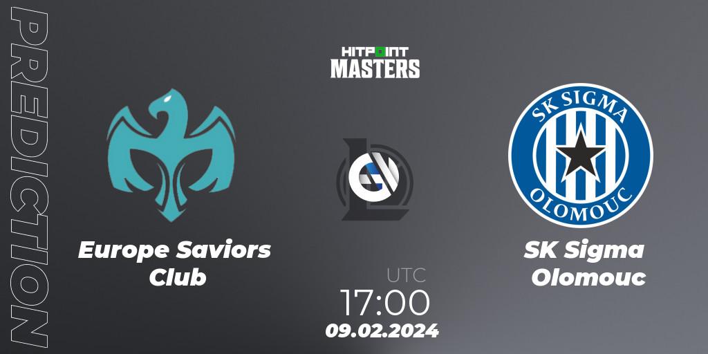 Europe Saviors Club contre SK Sigma Olomouc : prédiction de match. 09.02.2024 at 17:00. LoL, Hitpoint Masters Spring 2024