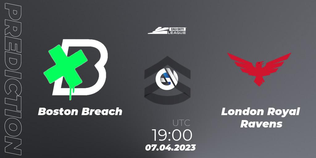 Boston Breach contre London Royal Ravens : prédiction de match. 07.04.2023 at 19:00. Call of Duty, Call of Duty League 2023: Stage 4 Major Qualifiers