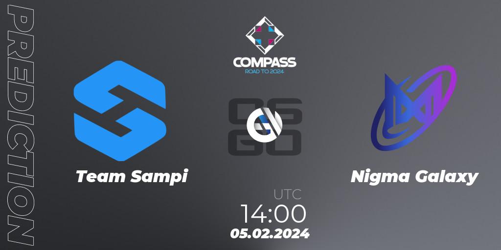 Team Sampi contre Nigma Galaxy : prédiction de match. 05.02.24. CS2 (CS:GO), YaLLa Compass Spring 2024 Contenders