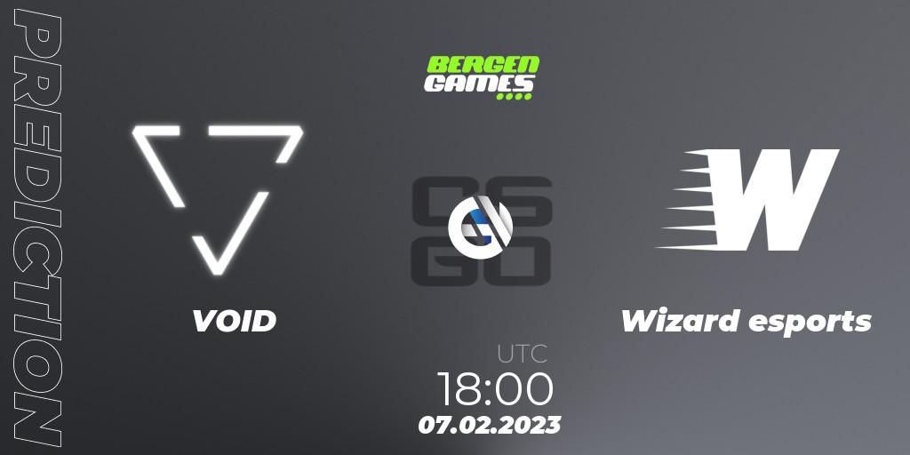 VOID contre Wizard esports : prédiction de match. 07.02.23. CS2 (CS:GO), Bergen Games 2023: Online Stage