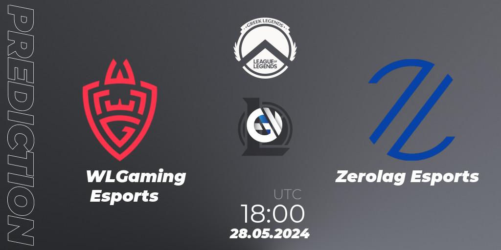 WLGaming Esports contre Zerolag Esports : prédiction de match. 28.05.2024 at 18:00. LoL, GLL Summer 2024