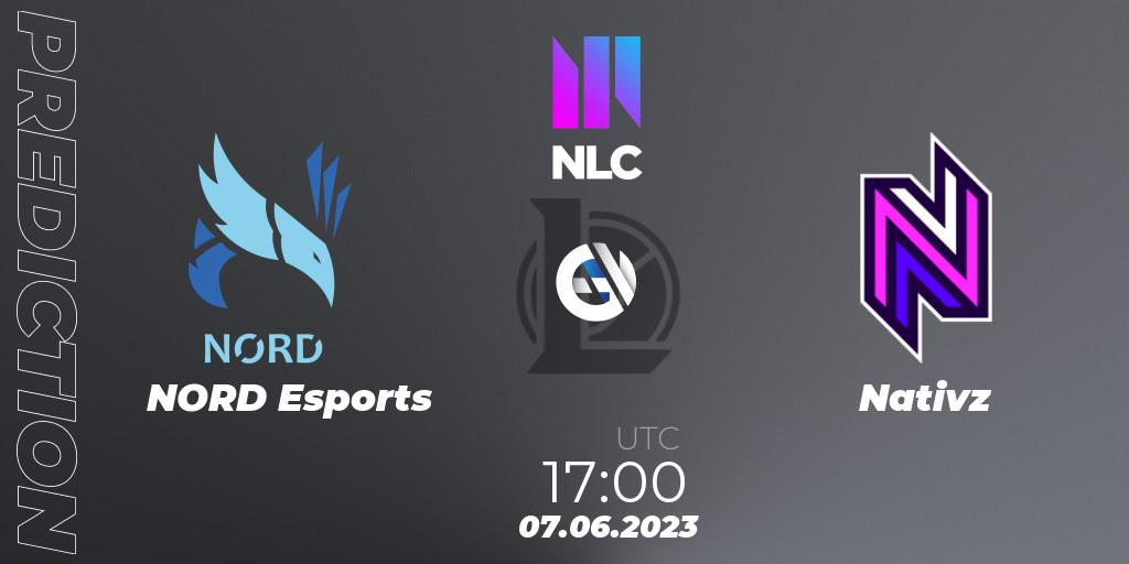 NORD Esports contre Nativz : prédiction de match. 07.06.23. LoL, NLC Summer 2023 - Group Stage