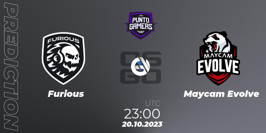 Furious contre Maycam Evolve : prédiction de match. 20.10.23. CS2 (CS:GO), Punto Gamers Cup 2023
