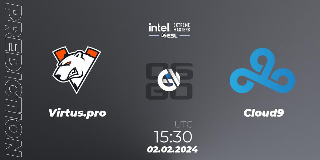 Virtus.pro contre Cloud9 : prédiction de match. 02.02.24. CS2 (CS:GO), IEM Katowice 2024 Play-in
