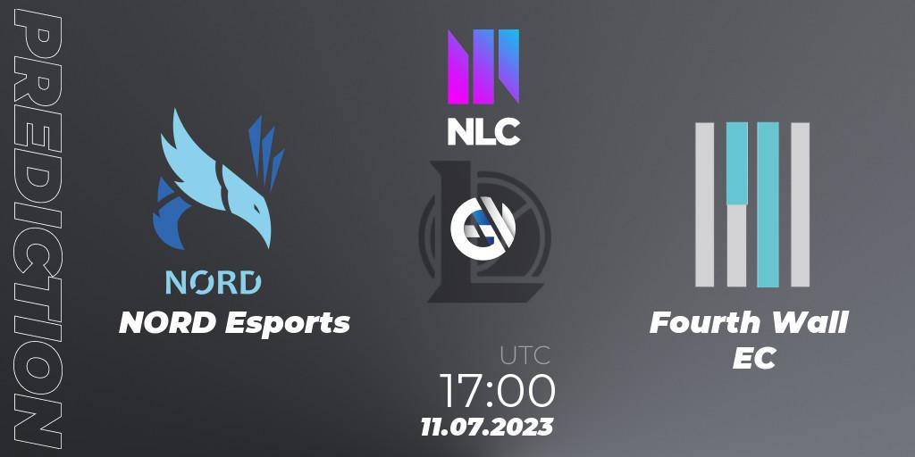 NORD Esports contre Fourth Wall EC : prédiction de match. 11.07.2023 at 17:00. LoL, NLC Summer 2023 - Group Stage