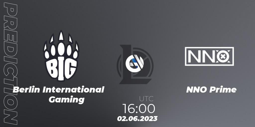 Berlin International Gaming contre NNO Prime : prédiction de match. 02.06.23. LoL, Prime League Summer 2023 - Group Stage