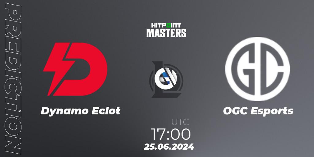 Dynamo Eclot contre OGC Esports : prédiction de match. 25.06.2024 at 17:00. LoL, Hitpoint Masters Summer 2024